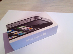 Cluj. Vand iPhone 4s negru 8GB codat pe Orange nou, sigilat, cutie nedesfacuta! foto