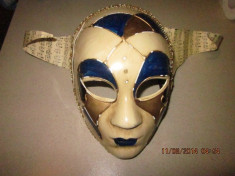 Masca veneziana pentru carnaval originala,marimea fetei foto