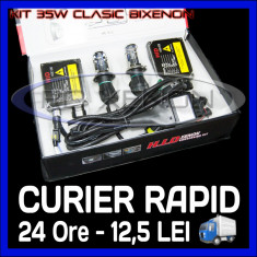 KIT BIXENON CLASIC DIGITAL 35W - H4 - 4300K, 5000K, 6000K, 8000K - FACTURA SI GARANTIE 12 LUNI - CALITATE GARANTATA foto