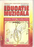 (C4910) EDUCATIE MUZICALA. MANUAL PENTRU CLASA A IV-A, AUTORI: NITA HINTEA SI ELISABETA ORZA, EDITURA ALL, 1998, Alta editura