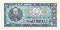 ROMANIA 100 lei 1966 VF [3] foto