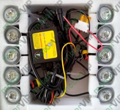 Proiectoare LED DRL NS502 12V - 24V lumini de zi foto