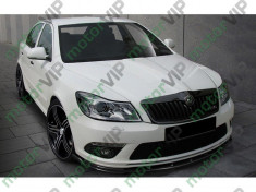 Prelungire spoiler Skoda Octavia MK2 1Z RS Facelift Extensie Spoiler Fata Sport - motorVIP foto