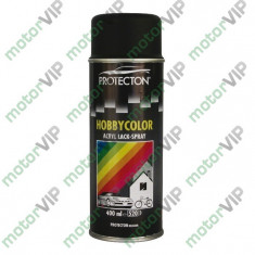 Spray vopsea negru mat PROTECTON - motorvip foto
