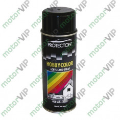 Spray vopsea negru lucios PROTECTON - motorvip foto