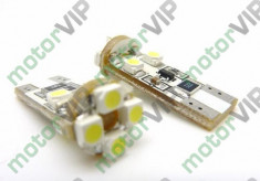 LEDURI POZITII SMD 4 LED ALBE SAU ALBASTRE foto