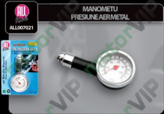 MANOMETRU PRESIUNE AER METAL 23 foto