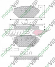 Set placute frana fata Volkswagen - Caddy 3 04- Vw - Golf 4 , Golf 5 , Golf 6 , New Beetle foto