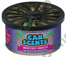 Odorizant auto California Scents Car Scents Monterey Vanilla foto