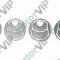 Set folie aluminiu ornamente aerisire Dacia Logan - motorvip