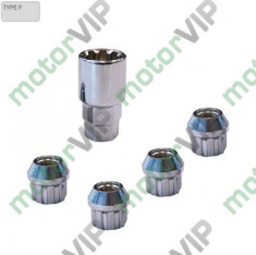 Piulita auto antifurt tip F Daewoo, Ford, Honda, Mazda, Mitsubishi, Volvo, Isuzu, Chrysler- motorvip foto