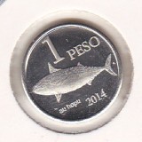 Bnk mnd Insula Pastelui 1 peso 2014 unc, fauna marina, Australia si Oceania