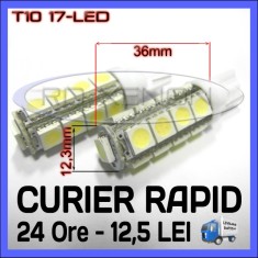 Cauti Bec LED auto T10 (W5W) 2,5W albastru, galben, rosu pt. pozitie,  plafoniera Logan? Vezi oferta pe Okazii.ro