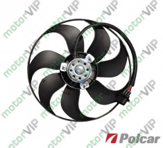 GMV radiator Electroventilator Audi A3 TT, Seat Ibiza Leon Toledo, Skoda Fabia Octavia 1, VW Bora Golf 4 - 345mm foto