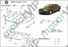 Scut motor metalic Skoda Superb 2001-2008 2,5 TDI foto