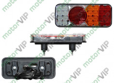 Lampa remorca LED dreapta 200x85x40mm, cu lumina mers inapoi - motorvip foto