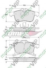 Set placute frana fata Opel - Astra F , Astra G , Astra H , Astra H GTC , Combo , Corsa C , Zafira A foto