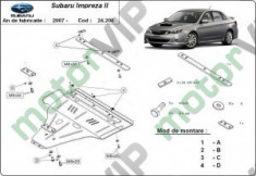 Scut motor metalic Subaru Impreza dupa 2007 - benzina foto