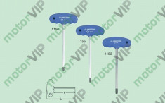 Cheie conica T, hexagon 5x100mm 138654 foto