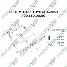 Scut motor TOYOTA Avensis, an fabricatie: 2003-2008, toate motorizarile - tsc foto