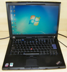 Laptop Lenovo T61 (Intel Core2Duo 2000Mhz-2G RAM-250GB-QUADRO-Baterie 2 ORE) + GARANTIE 12 LUNI foto