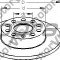 Disc frana spate Skoda Octavia 2 Yeti, Audi A3, Seat Altea Leon Toledo 3, Vw Golf 5 Caddy Eos, 255x10, 1K0615601K, cod Dsc884