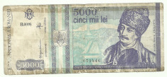 ROMANIA 5000 5.000 LEI 1993 [10] foto