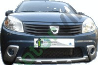 Spoiler (difuzor) bara fata Dacia Sandero - motorvip foto