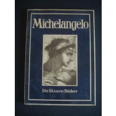 MICHELANGELO BUONARROTI - DIE BLAUEN BUCHER {1941, album limba germana}