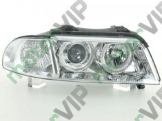 Angel Eyes Faruri pentru Audi A4 Typ B5 Bj. 99-01 crom fk foto