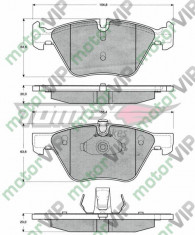 Placute frana BMW - E60 BMW - E90 BMW - E91 BMW - E92 BMW - E93 foto