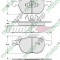 Set placute frana fata Volvo - C30 , S40 95-03 ,S40/V50