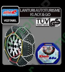 LANTURI ANTIDERAPARE AUTOTURISME KLACK &amp;amp;amp; GO MARIME 70 94 foto