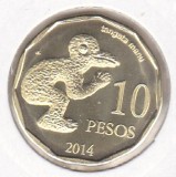 bnk mnd Insula Pastelui 10 pesos 2014 unc