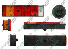 Lampa spate camion stanga, 7 functii 452x116mm, Raba si Saviem - motorvip foto