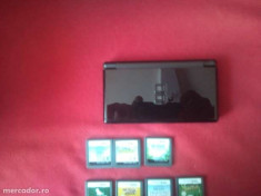 Nintendo DSi lite negru + 7 jocuri foto