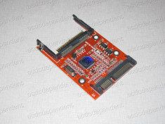 adaptor card CF la SATA 2.5 functioneaza ca HDD - SSD ieftin si rapid foto
