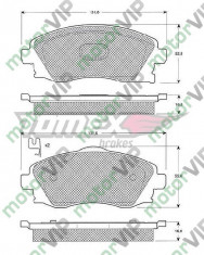 Set placute frana fata Opel astra F , Astra G , Zafira a foto