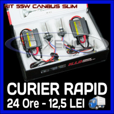 KIT XENON CANBUS SLIM DIGITAL 55W - H1, H3, H7, H10, H11, H27, HB3, HB4, HB5 - 3000K, 4300K, 5000K, 6000K, 8000K, 10000K foto