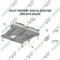 Scut motor DACIA Duster, an fabricatie: dupa 2010, toate motorizarile - tsc foto