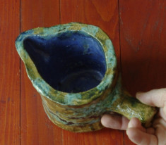 vas / vaza / carafa - piesa deosebita realizata manual din ceramica !!! foto