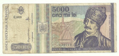 ROMANIA 5000 5.000 LEI 1993 [7] foto