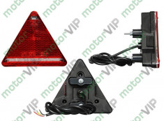 Lampa remorca triunghi LED stanga - motorvip foto