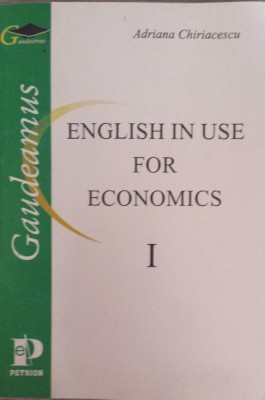 ENGLISH FOR ECONOMICS - Adriana Chiriacescu foto