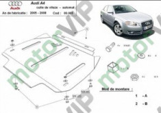 Scut metalic cutie de viteze automata Audi A4 3 2005 - 2008 foto