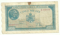 ROMANIA 5000 5.000 LEI 20 Decembrie 1945 P-55 [10] foto