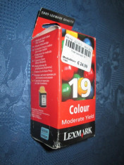 Lexmark 19 cartus color. P700, P3100, X4200, 2705, 2707. foto