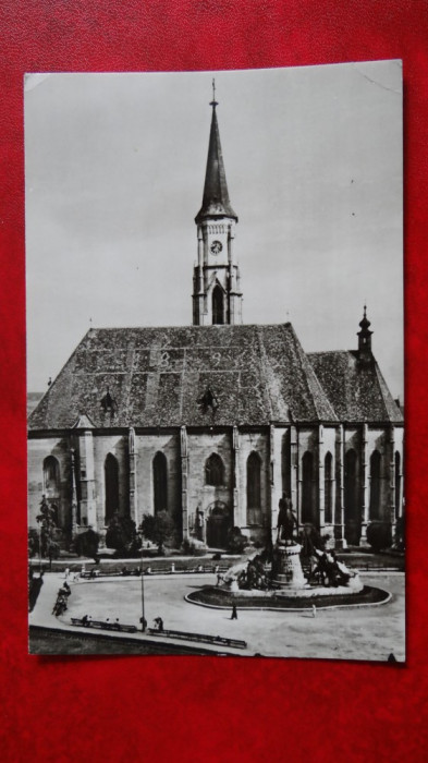 CP - Vedere - Cluj - Catedrala Sf Mihail - circulata