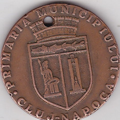 Medalia Primaria Municipiului Cluj-Napoca , Decebal , Traian , Lupa Capitolina