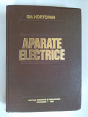 Aparate electrice - Gh. Hortopan - Ed. Didactica si pedagogica Bucuresti 1980 foto